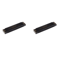 2X Kinderen Muziekinstrument 32 Gaten Metalen Bij Mondharmonica Mond