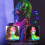 Lot de 12 bâtons de peinture pour le visage et le corps phosphorescents 5