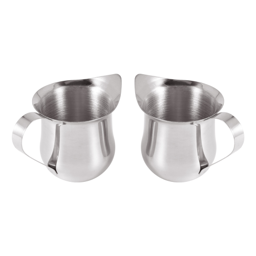 Συσκευασία 6 κανατών αφρού εσπρέσο Bell Creamer 3Oz από ανοξείδωτο ατσάλι 2