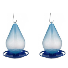 2X Automatische Vogel Wasser Feeder Tröpfchen Geformt Waterer Einfach Hängen wit