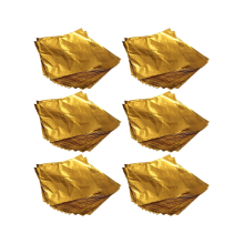 600 stuks vierkante snoepjes, chocolade, lollypapier, aluminiumfolie, wikkel