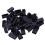 Inserti per tubi con tappo terminale in plastica 25 mm x 50 mm, 240 pezzi, neri 3