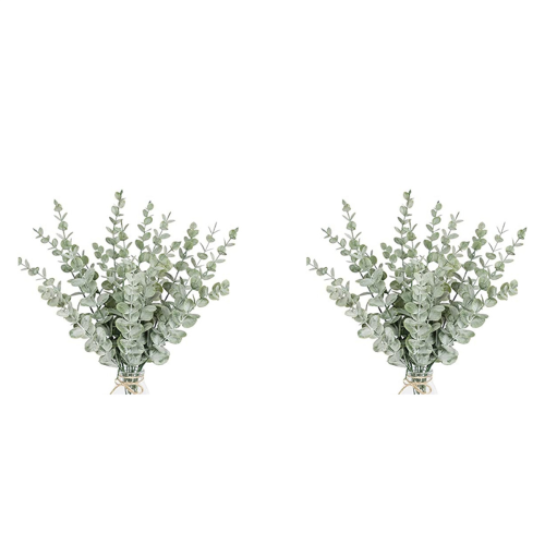 36 Pieces of Eucalyptus Stems Artificial Leaf True Gray Branches 1