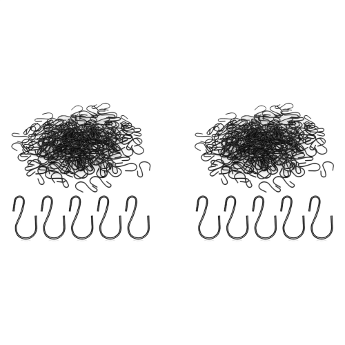 240Pcs 1-Inch Mini S-Shaped Hook, Small Metal Decorative for Crafts(Bl
