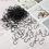 240Pcs 1-Inch Mini S-Shaped Hook, Small Metal Decorative for Crafts(Bl 8