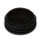 60 x Μαύρο Πλαστικό Στρογγυλό Σωλήνα 50mm Diameter Καπάκια Εισαγωγής Σωλήνα Καλύμματα 7