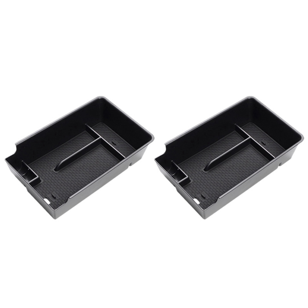 2X Car Center Console Organizer Storage Box Interior Accessories Armre 4851780696176