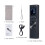 3-in-1 Laser Distance Meter with Angle Measure, Backlit LCD, 60M, Black 3