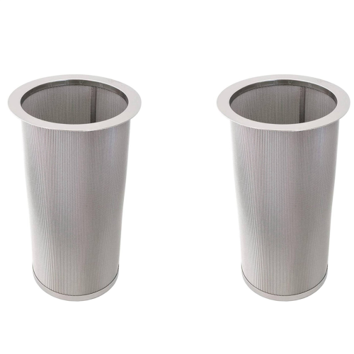 2X Kaffeefilter für Weithalsgläser Edelstahl Ultrafeines Netz T 1