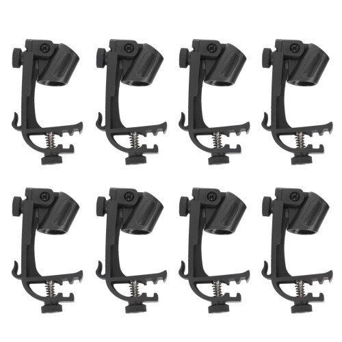 8 pezzi clip per microfono tamburo supporto antiurto strumento musicale accessorio