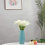 40 Pcs Artificial White Calla Lily Flowers with Soft Latex Materials f 7
