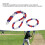 Collana e bracciale baseball Blu scuro/Rosso60cm/23.6in 4