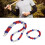 Collana e bracciale baseball Blu scuro/Rosso60cm/23.6in 13