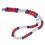 Baseball-Halskette 61 Perlen 60 cm bunt 12