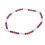Baseball-Halskette 61 Perlen 60 cm bunt 1