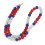 Baseball-Halskette 61 Perlen 60 cm bunt 5