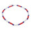 Baseball-Halskette 61 Perlen 60 cm bunt 2