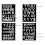 16 Sheets Self-Adhesive Vinyl Letters Numbers Kit, Mailbox Sticker for 4