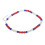 Collier de baseball 49 perles 50cm/19.7in Multicolore 1