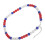 Collier de baseball 49 perles 50cm/19.7in Multicolore 12