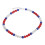 Collier de baseball 49 perles 50cm/19.7in Multicolore 2