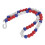 Collier de baseball 49 perles 50cm/19.7in Multicolore 13