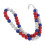 Collier de baseball 49 perles 50cm/19.7in Multicolore 8