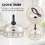 2X 60 Minute Counting Teapot Shaped Kitchen Cooking Alarm Clock Timer 9