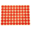 3 Set 19mm Circles Round Code Stickers Self Adhesive Sticky Labels Red 5