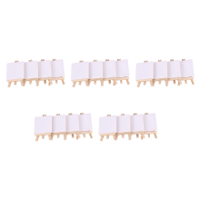 120Set Kunstenaars 5 Inch Mini Ezel + 3 X 3 Canvas Set Schilderen Knutselen DIY D