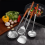 2X Long Handle Stainless Steel Wok Spatula Kitchen Slotted Turner Rice 8