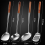 2X Long Handle Stainless Steel Wok Spatula Kitchen Slotted Turner Rice 4