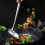 2X Long Handle Stainless Steel Wok Spatula Kitchen Slotted Turner Rice 7