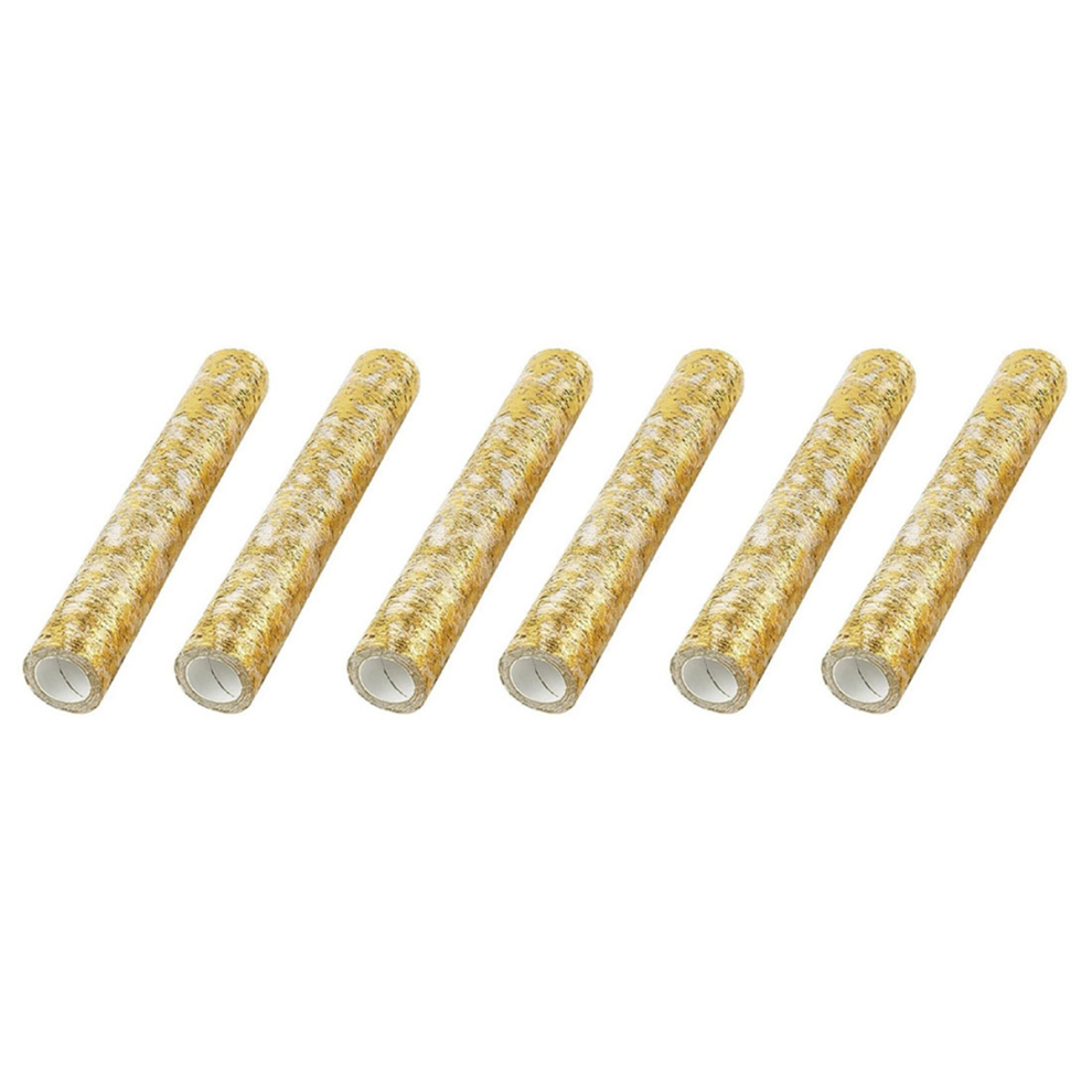6Pcs Table Runner, Sparkling Polyester Tulle Ribbon Roll with Gold Foi-image-OPC-PJDJ6ZW-NEW