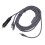 16 Fuß 18 AWG Sat Zigarettenanzünderkabel Grau DC12-24V 12