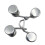 Alloy Hosenbundversteller - Klein, Silber 12