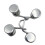 Alloy Hosenbundversteller - Klein, Silber 10