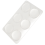 90 Pieces Drum Damper Gel Pads Silicone Drums for Tone Control-Clear 6