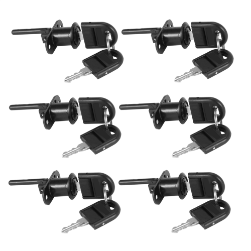 6X Zinc Alloy Computer Desk Cabinet Mailbox Drawer Cupboard Locker Cam 1