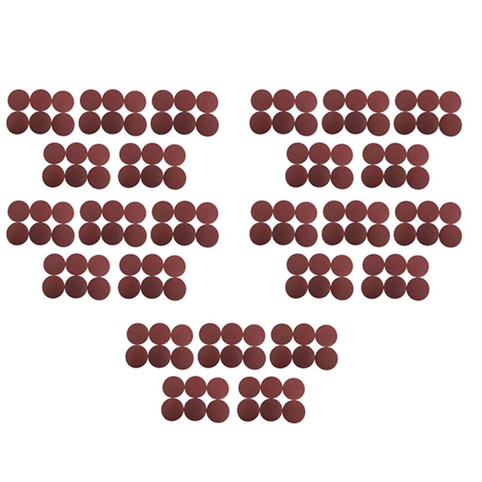 120Pcs 5Inch 125Mm Round Sandpaper Disk Sand Sheets Grit 80/100/120/18 4851780602320