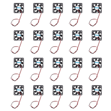 20pcs 50mm X 10mm 5010 DC 12V 0.1A 2Pin Brushless Cooling Fan