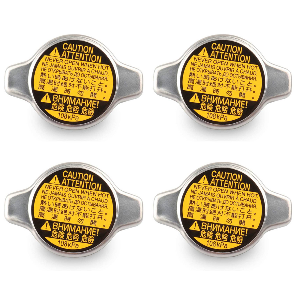 4X Radiator Cap, Replace 16401-31650, For Gx470, Is250 Is350, Gs350 4851780601835