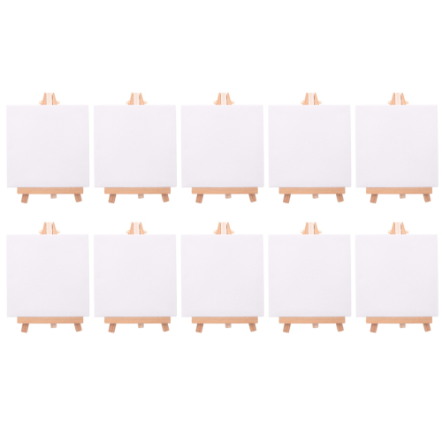60 Set Artists Mini Canvas Painting Craft DIY Drawing Small Table Ease 2