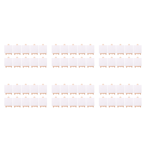 60 Set Artists Mini Canvas Painting Craft DIY Drawing Small Table Ease
