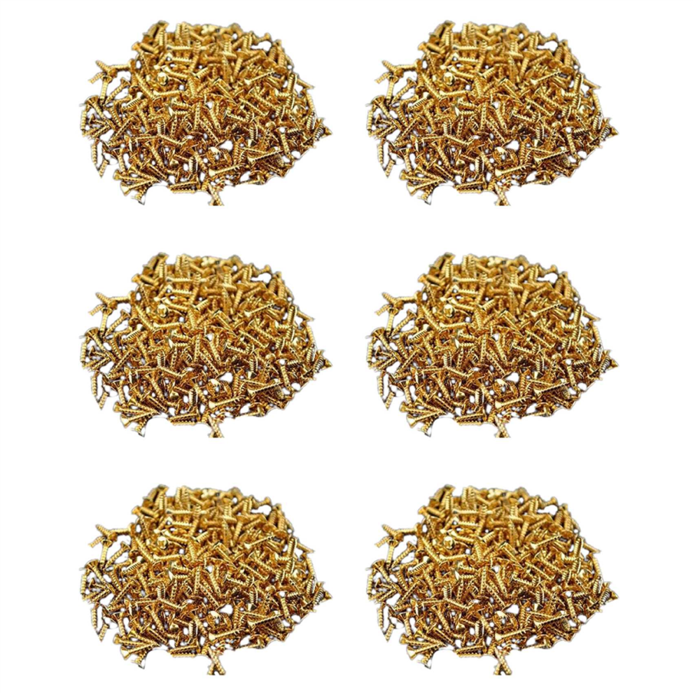 Photos - Nail / Screw / Fastener 180Pcs New Gold Pickguard Screws for Strat/Tele Electric Guitar Bass