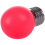 6X E27 LED Light Warm Red Bulb Plastic (0.5W Power, Red) 4