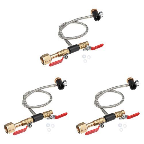 3X Σωλήνας προσαρμογέα φιάλης CO2 G1/2, κιτ σύνδεσης σταθμού για Fi 1