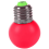 6X E27 LED Light Warm Red Bulb Plastic (0.5W Power, Red) 3