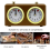 3X Mechanical Chess Clock Analog for Game Timer Official Clocks No Bat 3