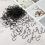 600Pcs 1-Inch Mini S-Shaped Hook, Small Metal Decorative for Crafts(Bl 8